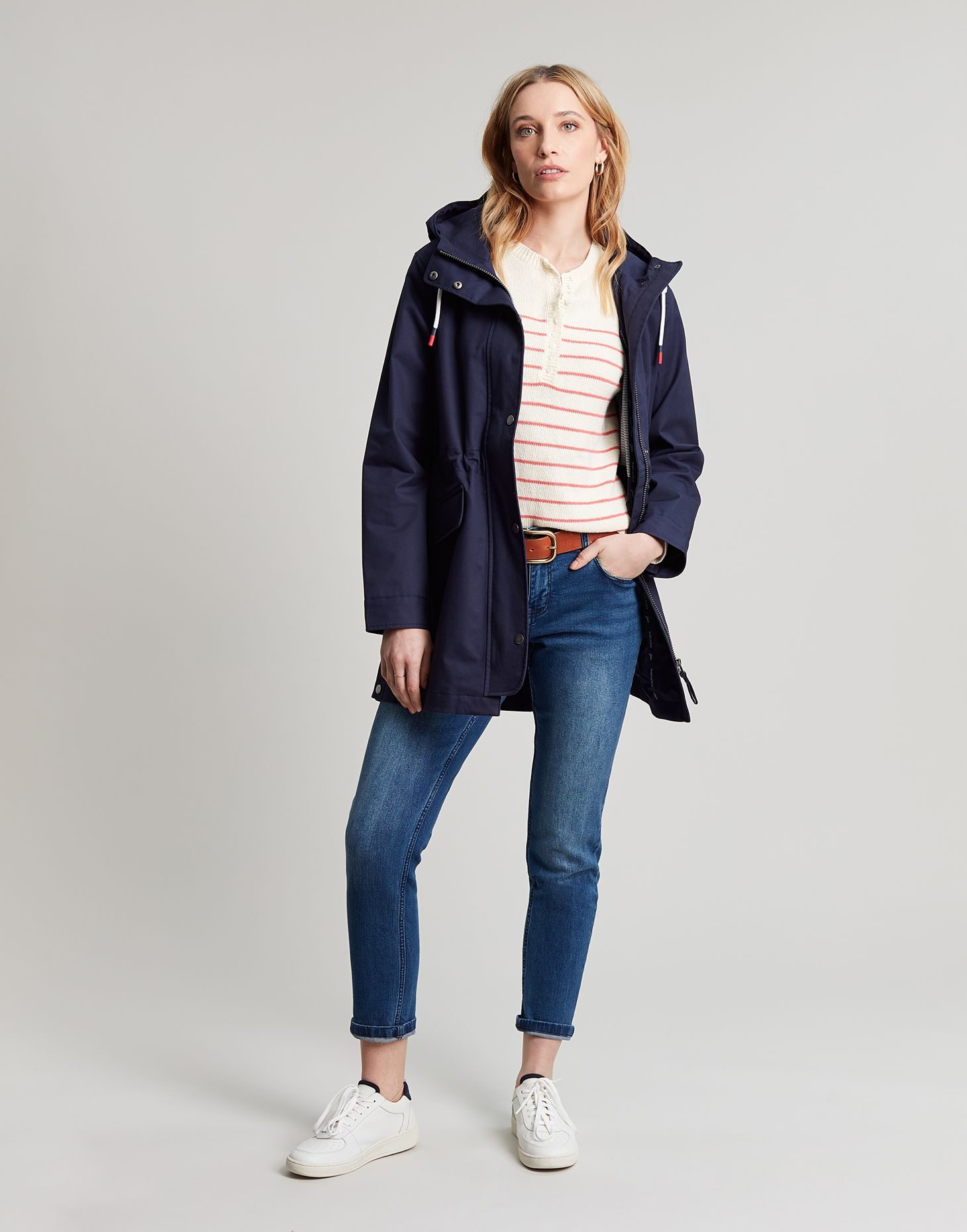 Joules Padstow Raincoat French Navy Jackets, Coats & Gilets Mole Avon