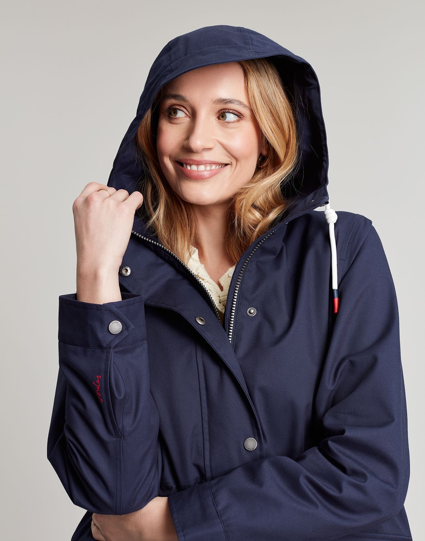 Joules Padstow Raincoat French Navy Jackets, Coats & Gilets Mole Avon