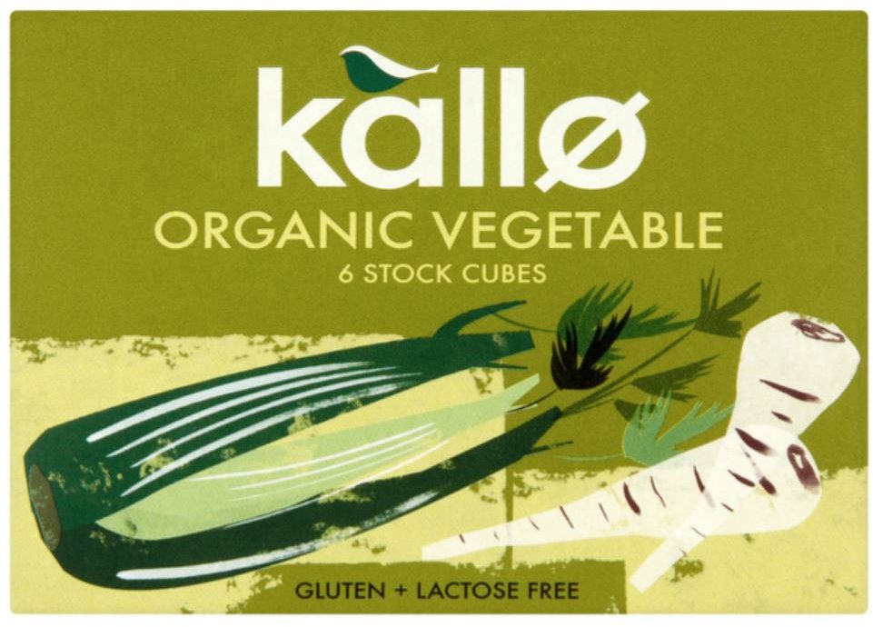 KALLO Kallo Organic Vegetable Stock Cubes Seasonings Mole Avon