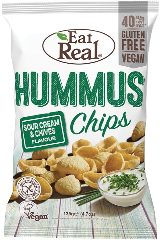 EAT REAL Eat Real Hummus Chips Sour Cream Savoury Mole Avon
