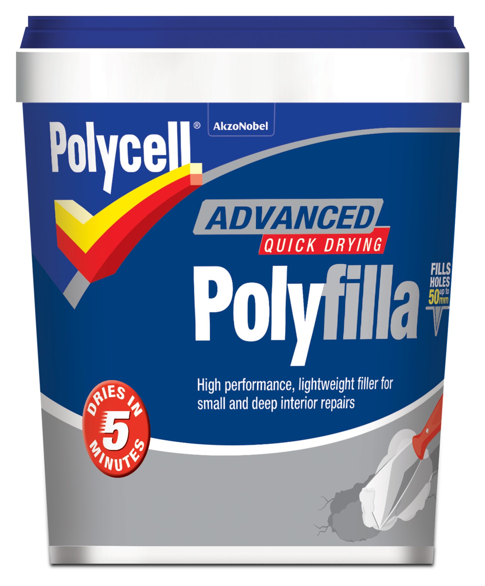 Polycell Advanced Polyfilla 600ml Sealants & Fillers Mole Avon