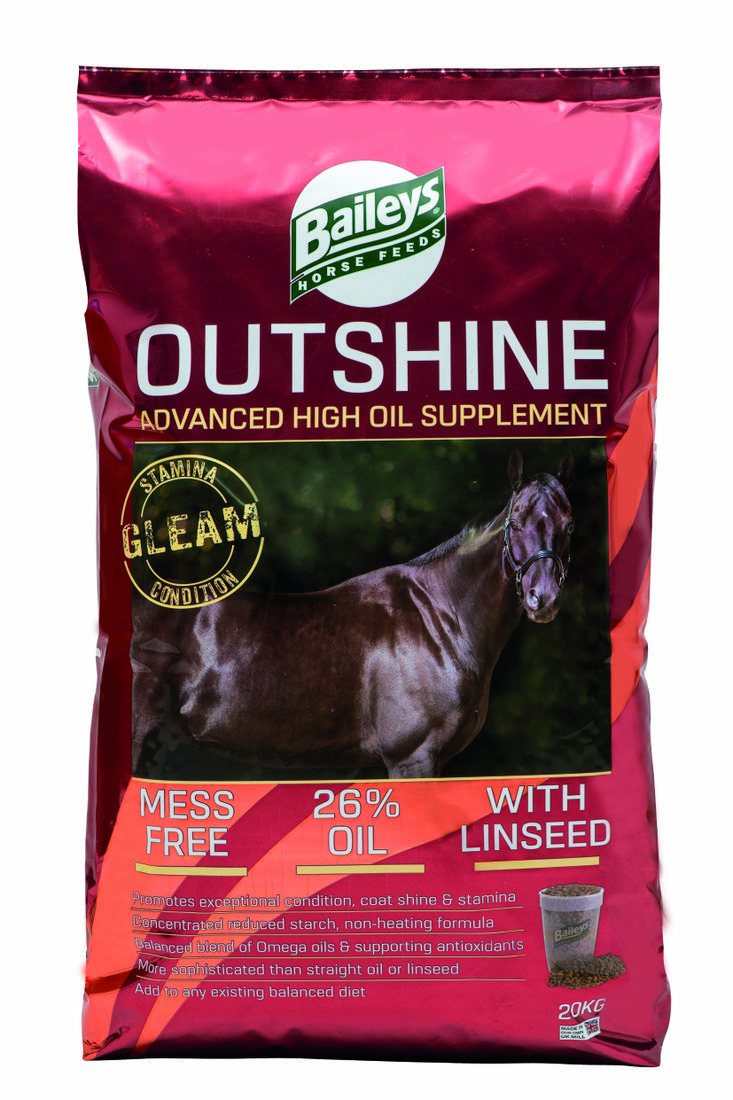 Baileys Horse Feeds Baileys Outshine 20kg Cubes, Mixes & Mash Mole Avon