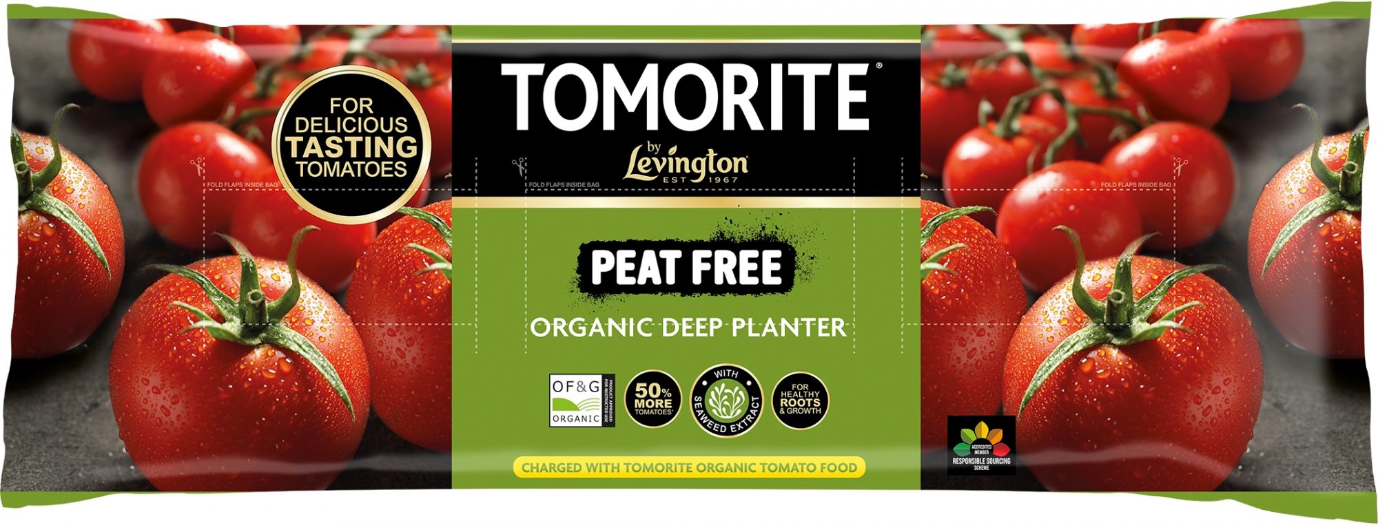 Levington Tomorite Giant Planter With Added Seaweed 52 Litre  Buy Online  at QD Stores