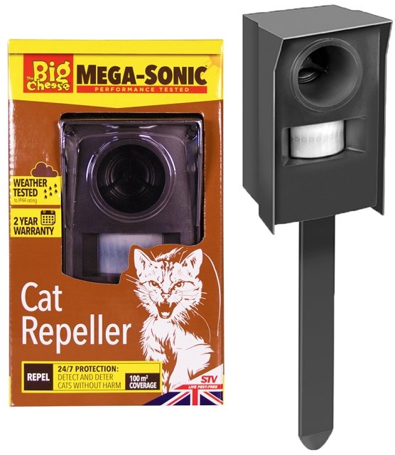 Defender Big Cheese MegaSonic Cat Repeller Pest Control Mole Avon