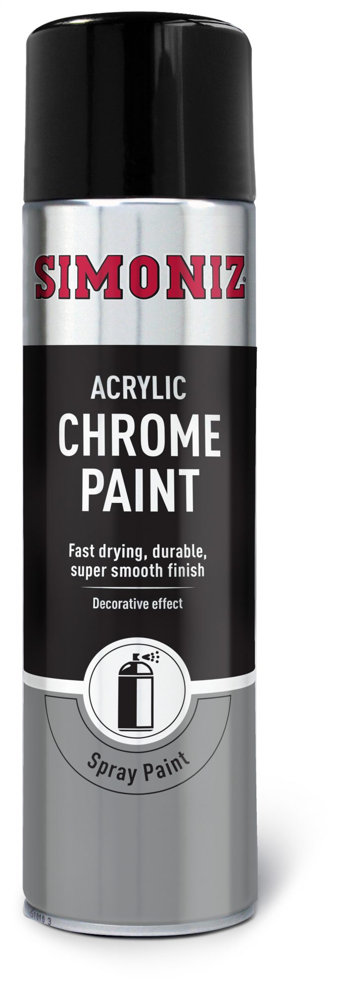 Simoniz Acrylic Spray Paint 500ml Chrome Paint