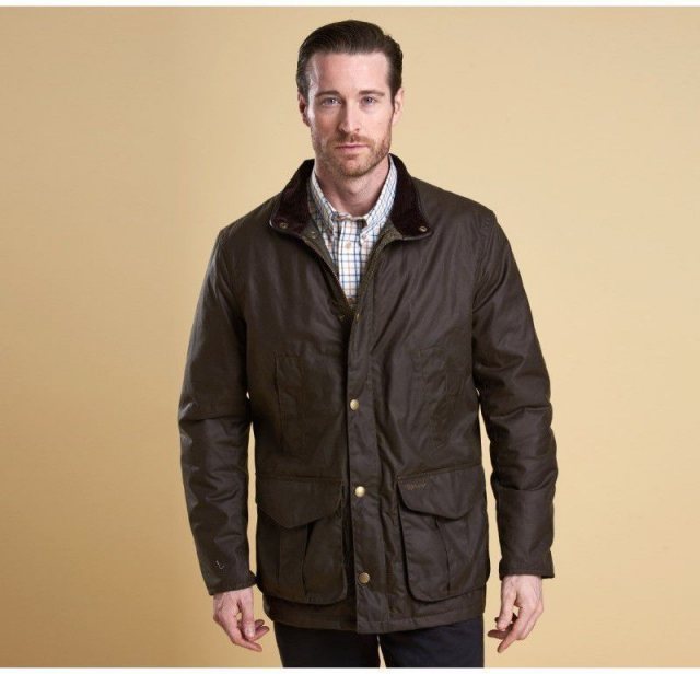 Barbour Hereford Wax Jacket Olive - Wax Jackets - Mole Avon