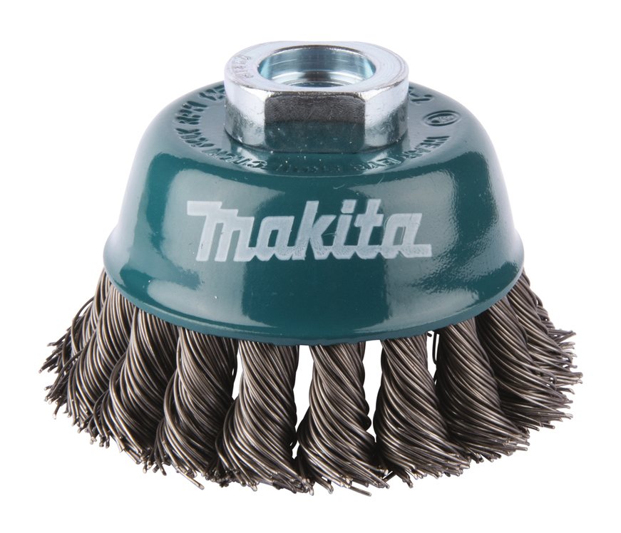 Makita Knotted Cup Brush M14 75mm Cutters & Grinders Mole Avon