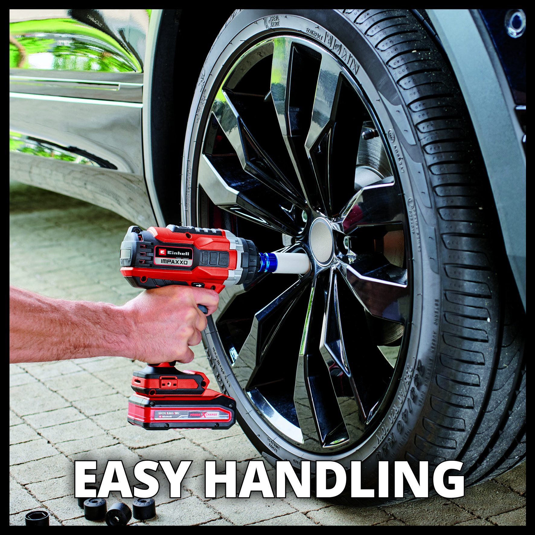 Einhell PXC 18V 400Nm Brushless Impact Wrench Drills & Accessories