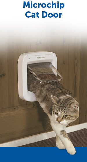 Image showcasing PETSAFE PetSafe Microchip Cat Flap - Cat Flaps, Beds & Carriers