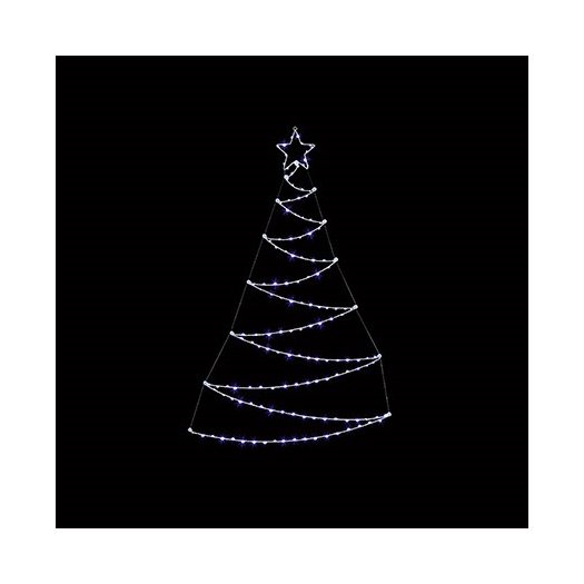 PREMIER Premier LED 140L Ultrabright Wavy Tree Lights with Timer White