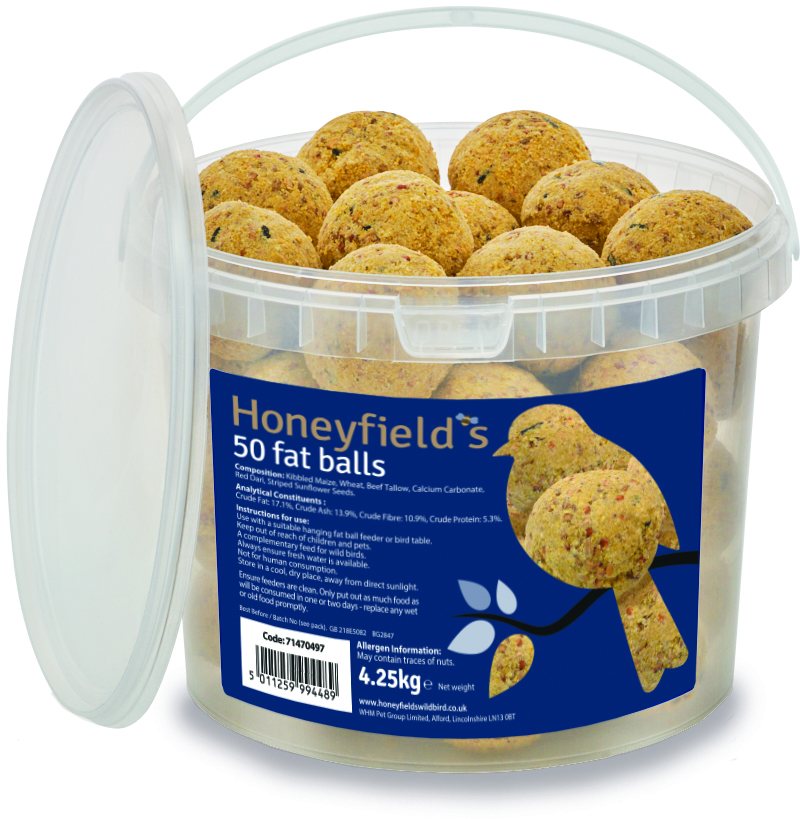 HONEYFIE Honeyfield's Fat Balls 50 Pack Fat Balls Mole Avon