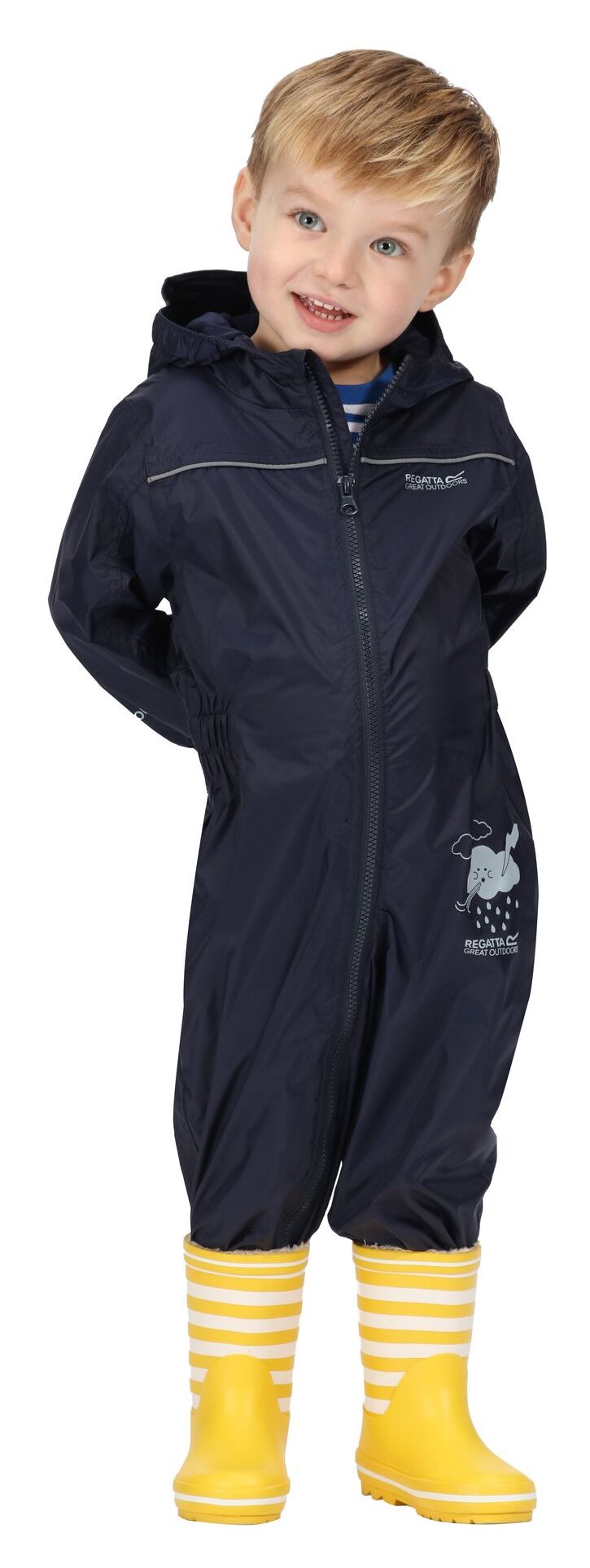 Regatta Waterproof Puddle Suit Navy Coveralls Mole Avon