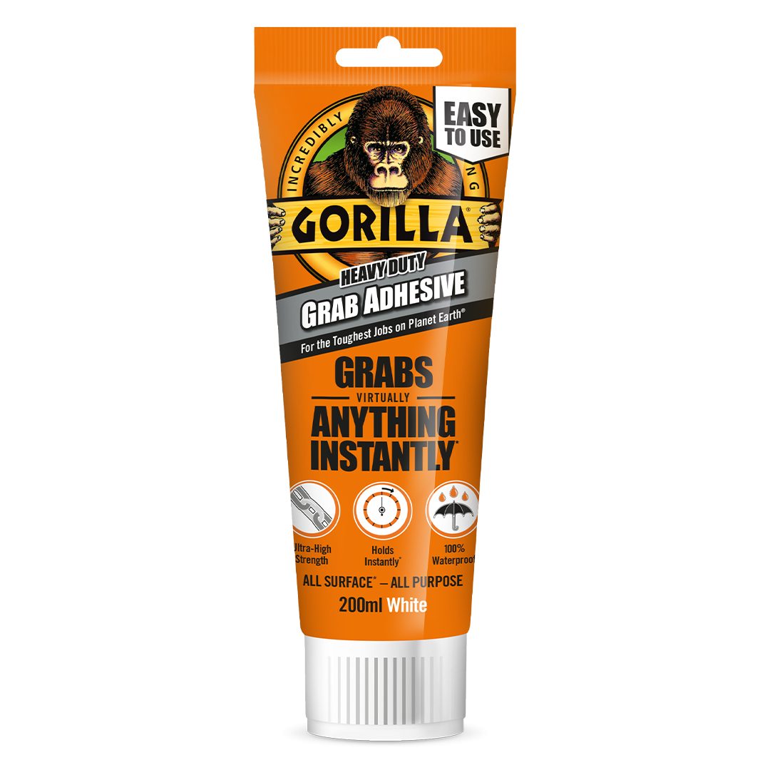 Gorilla Glue Gorilla Grab Adhesive Tube 200ml Adhesives Mole Avon