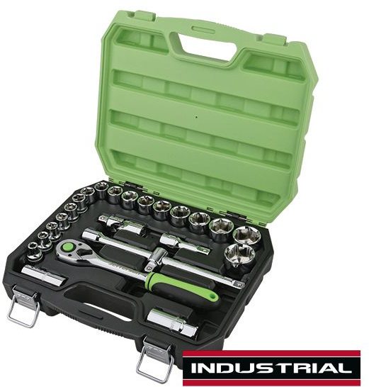 Jefferson Tools Jefferson 1/2" Drive Socket Set 24 Piece - Sockets ...