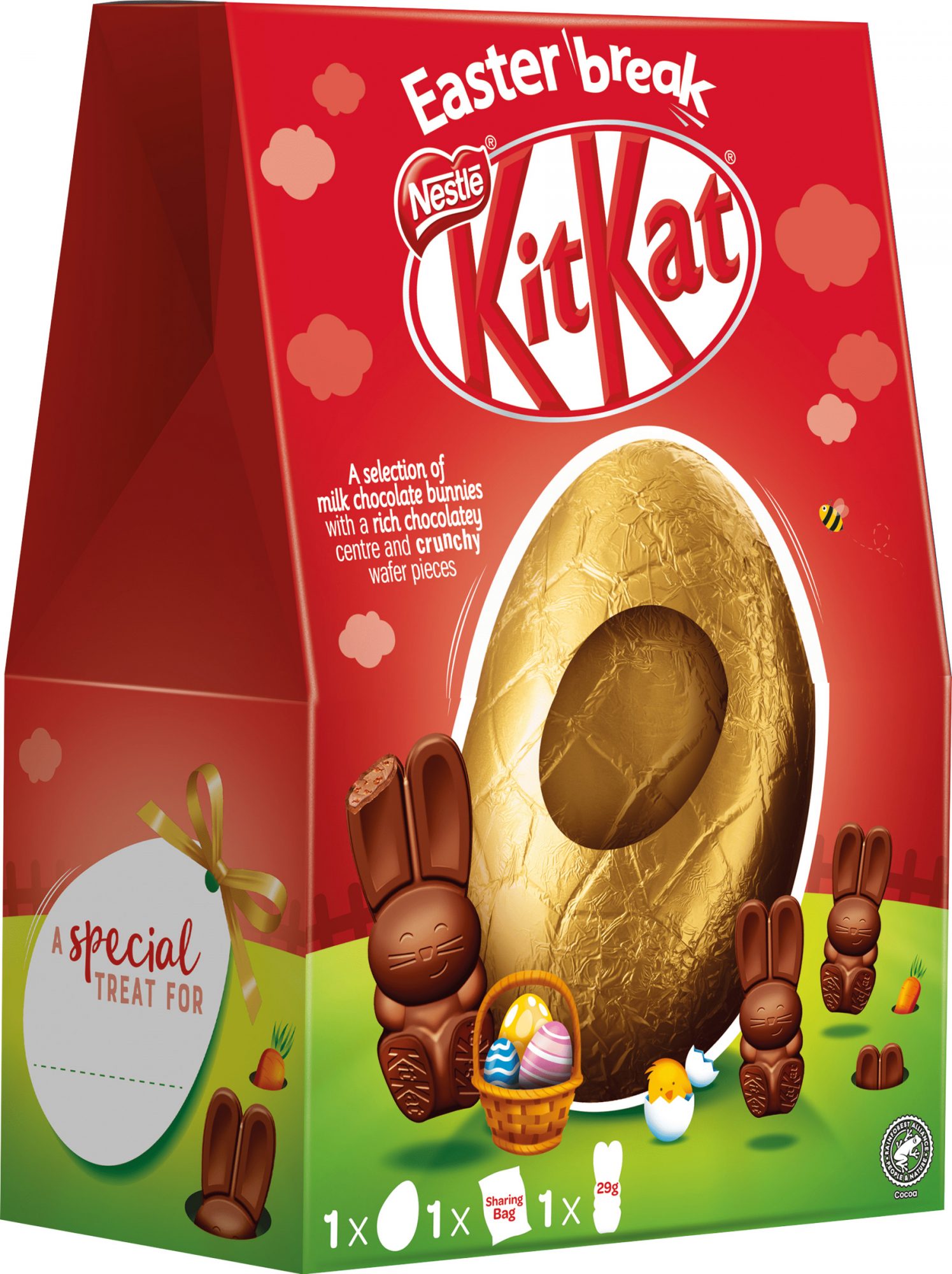 NESTLE Kit Kat Bunny Easter Egg Easter Mole Avon