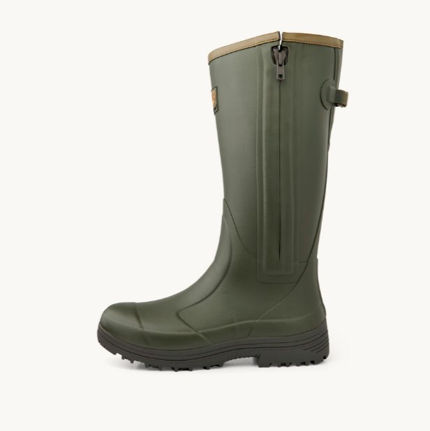 Gateway 1 Gateway Pheasant Mens Side Zip Wellington Olive Wellingtons