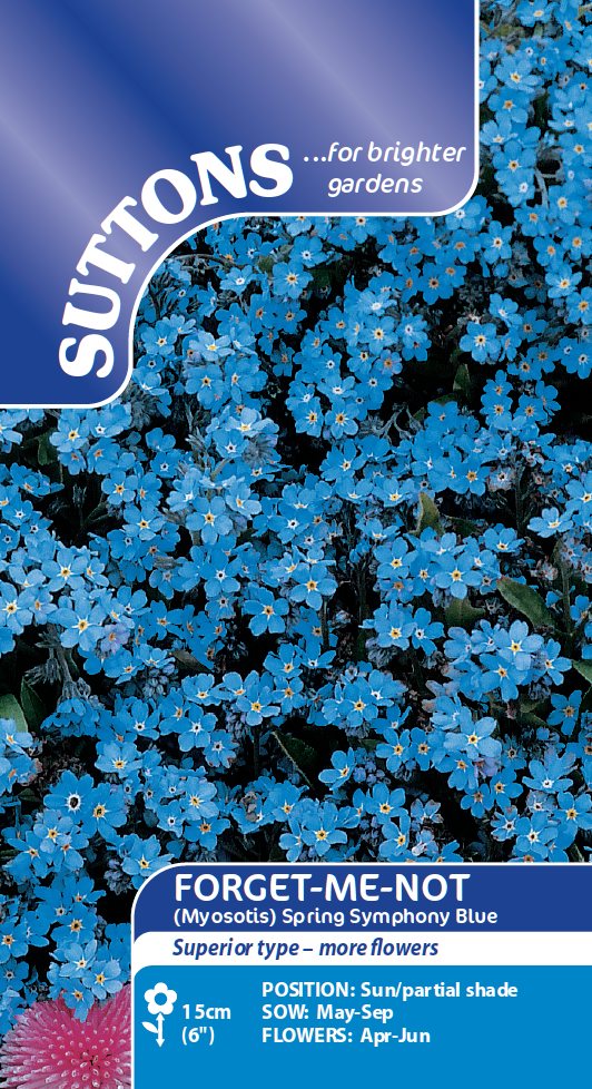 SUTTONS Suttons Me Not Spring Symphony Blue Seeds Spring