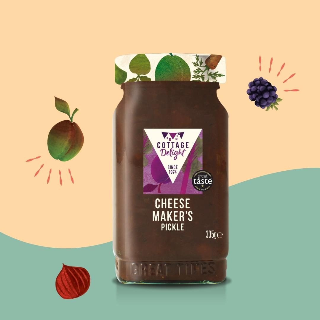 Cottage Delight Cheese Maker's Pickle 335g Chutneys & Preserves