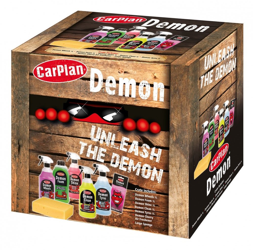 Carplan Demon Car Cleaning Kit 7 Piece Cleaning