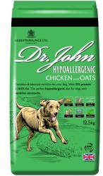 Dr John 12.5kg Hypoallergenic Lamb & Rice Dry Dog Food