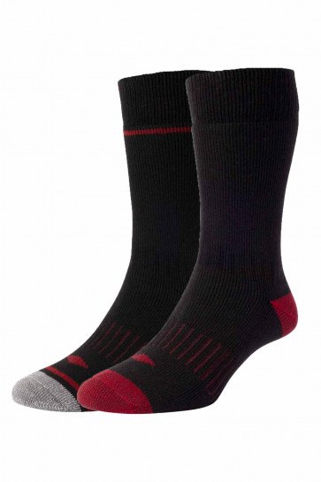 HJ Hall HJ Thermal Work Sock Black Pack Socks