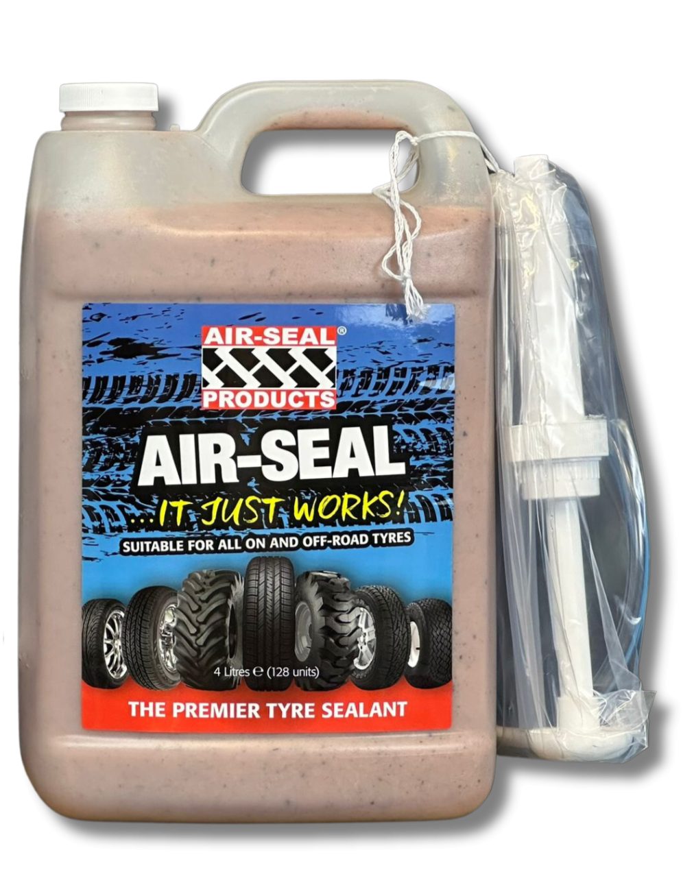 Air-Seal Tyre Sealant 4L With Pump Maintenance