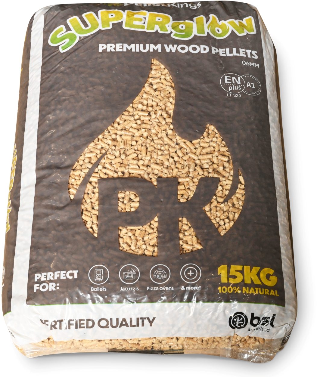 High Speed Pellets Fuel Express PK Premium Wood Pellets 15kg Pallet Of 70 - Heating ...