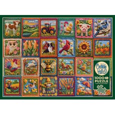 Cobble Hill Country Life Crochet Jigsaw Puzzle