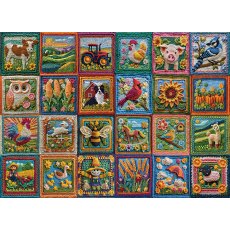 Cobble Hill Country Life Crochet Jigsaw Puzzle