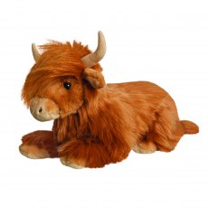 Aurora Borealis Bruce Highland Cow Soft Toy