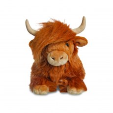Aurora Borealis Bruce Highland Cow Soft Toy