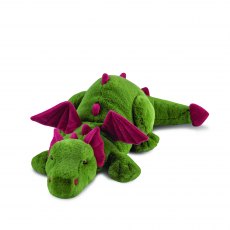 Aurora Borealis Blaze Dragon Soft Toy 24"