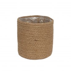 Apac Natural Jute Rope Basket With Liner