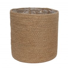 Apac Natural Jute Rope Basket With Liner