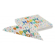 Apac Happy Birthday Paper Napkin 20 Pack