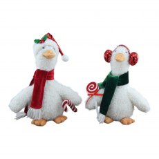 Apac Festive Sitting Duck With Lollipop 31cm Assorted