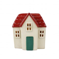 Apac Stoneware LED Red Roof House 13cm