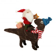 Apac Felt Santa & Dinosaur 21cm