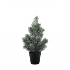 Apac Snowy Pine Tree In Pot 35cm