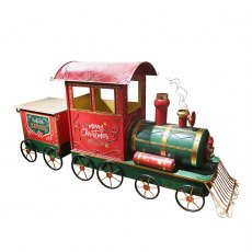 Apac Metal Red/Green Train With Carriage 135cm x 280cm