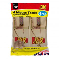 STV Wooden Mouse Trap 4 Pack