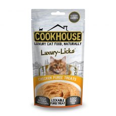 Cook House Luxury Licks Puree Cat Treat 15g 6 Pack
