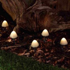 Forest Solar Mushroom Lights 12 Pack