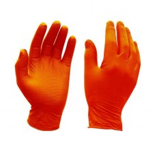 Jefferson Orange Nitrile Gloves 50 Pack