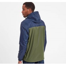 Tog24 Craven Waterproof Colourblock Jacket Khaki/Navy/Dark Orange