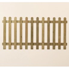 Ruby Scandinavian Redwood Picket Fence Panel