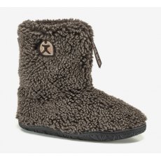 Bedroom Athletics Godling Snow Tipped Sherpa Slipper Boot Washed Dark Chocolate