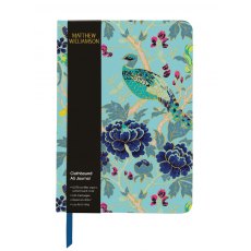 Matthew Williamson Clothbound A5 Journal Magnolia Peacock