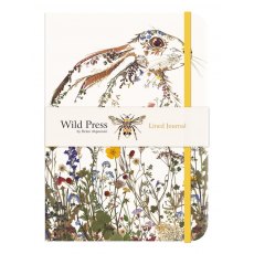 Wild Press Lined Journal Wildflower Hare Wild Press Lined Journal Wildflower Hare