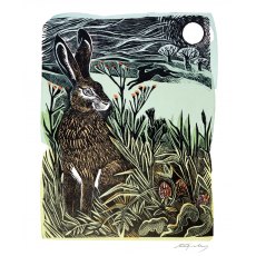 Angela Harding Hidden Hares Card